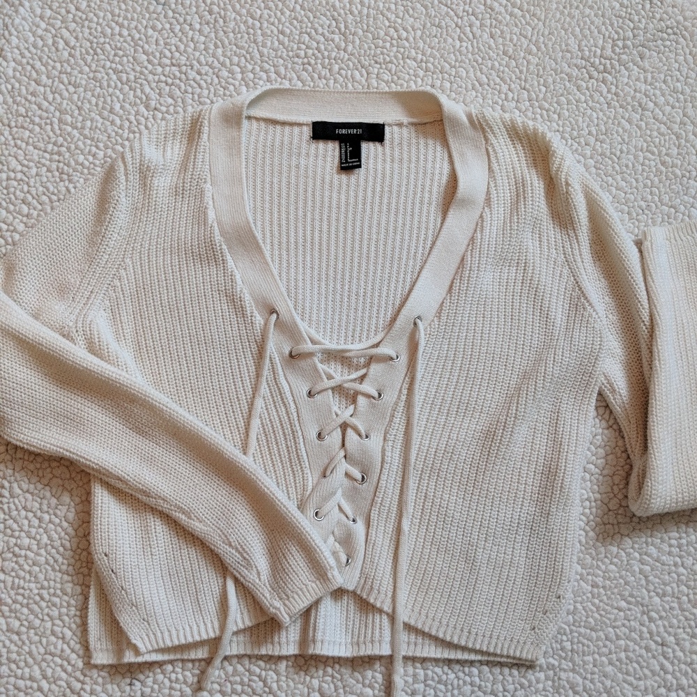 Crop sweater